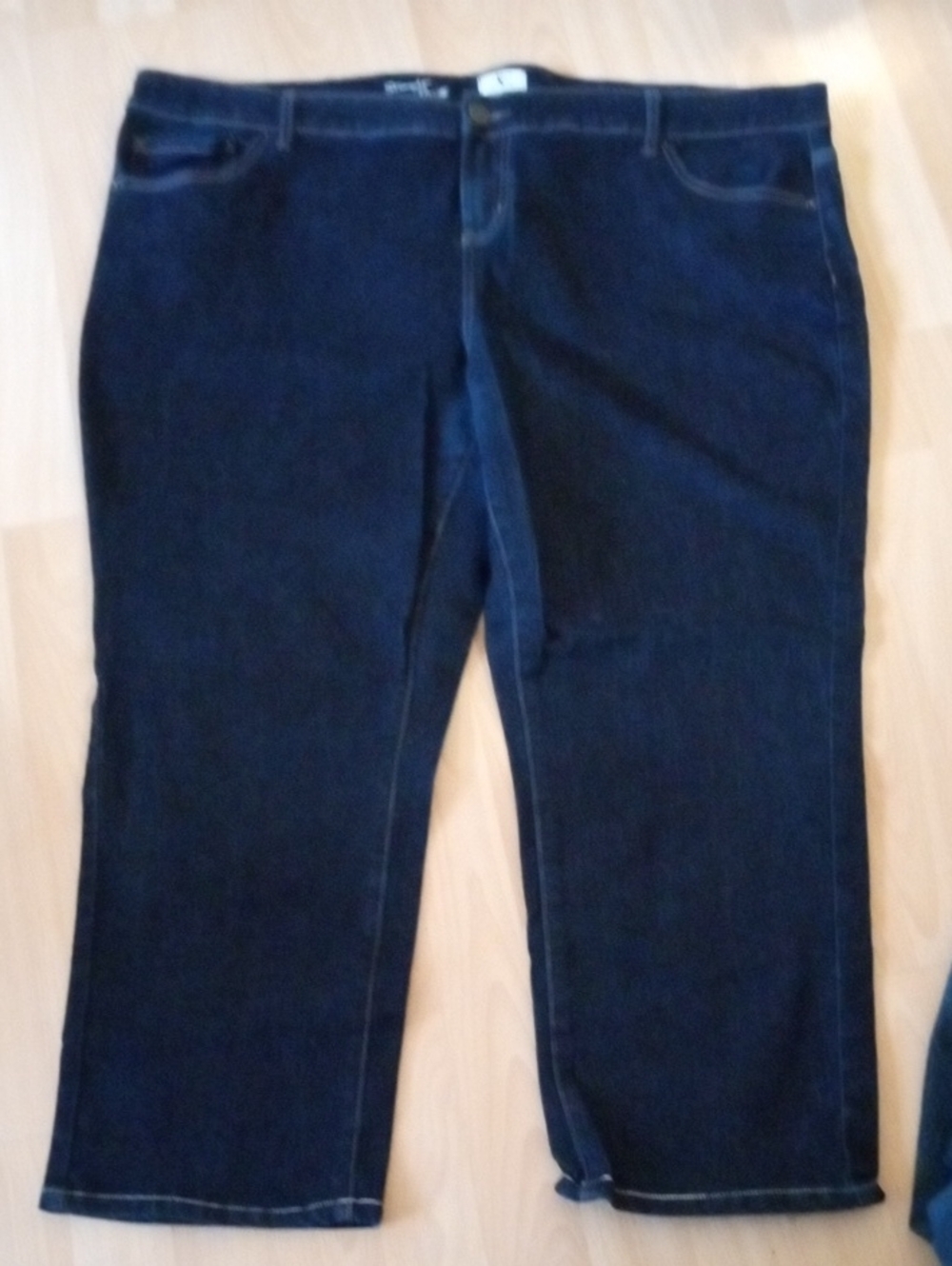 💲1⃣▶Women's Dark Indigo Stretch Ankle Jeans